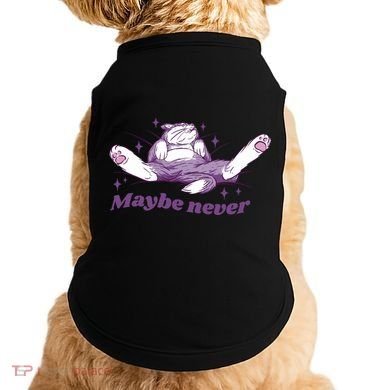 Lazy Cat Maybe Never Funny Doggie Tank