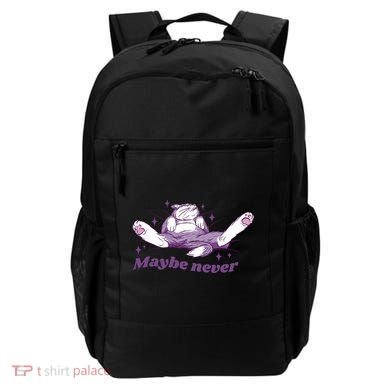 Lazy Cat Maybe Never Funny Backpack