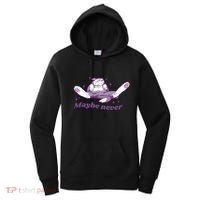 Lazy Cat Maybe Never Funny Women's Hoodie thumb 0