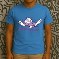 Lazy Cat Maybe Never Funny T-Shirt thumb 3