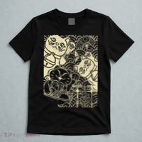 Lucky Cat Maneki Neko Japanese Good Luck Japan Life T-Shirt thumb 5