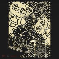 Lucky Cat Maneki Neko Japanese Good Luck Japan Life Toddler Hoodie thumb 2