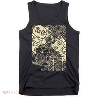 Lucky Cat Maneki Neko Japanese Good Luck Japan Life Tank Top thumb 0