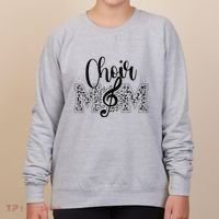 Leopard Choir Mom Choir Mama Choir Mom Gift Women's Sweatshirt thumb 0