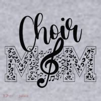 Leopard Choir Mom Choir Mama Choir Mom Gift Women's Sweatshirt thumb 2