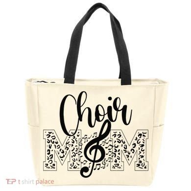 Leopard Choir Mom Choir Mama Choir Mom Gift Tote Bag