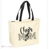 Leopard Choir Mom Choir Mama Choir Mom Gift Tote Bag thumb 2
