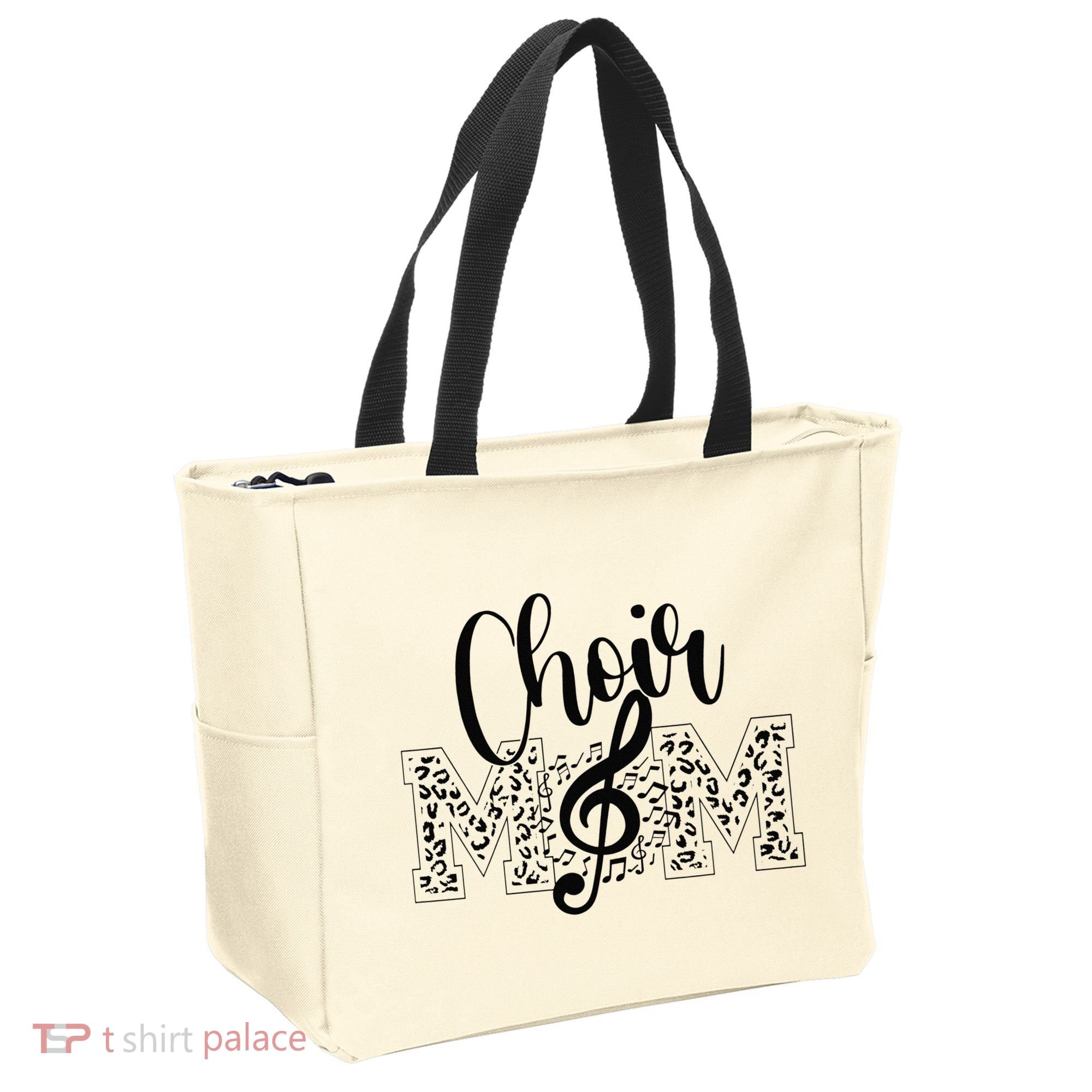 Leopard Choir Mom Choir Mama Choir Mom Gift Tote Bag