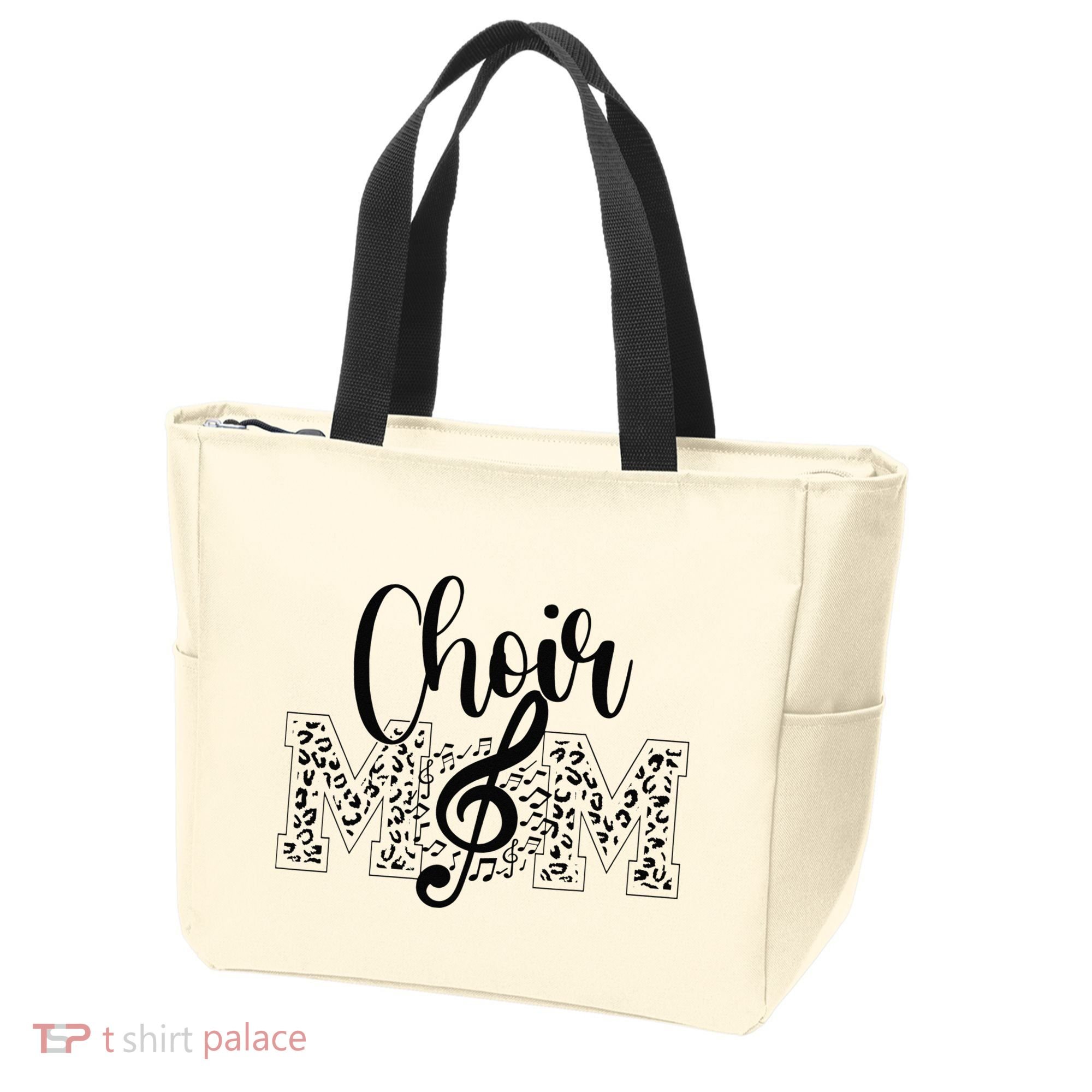 Leopard Choir Mom Choir Mama Choir Mom Gift Tote Bag
