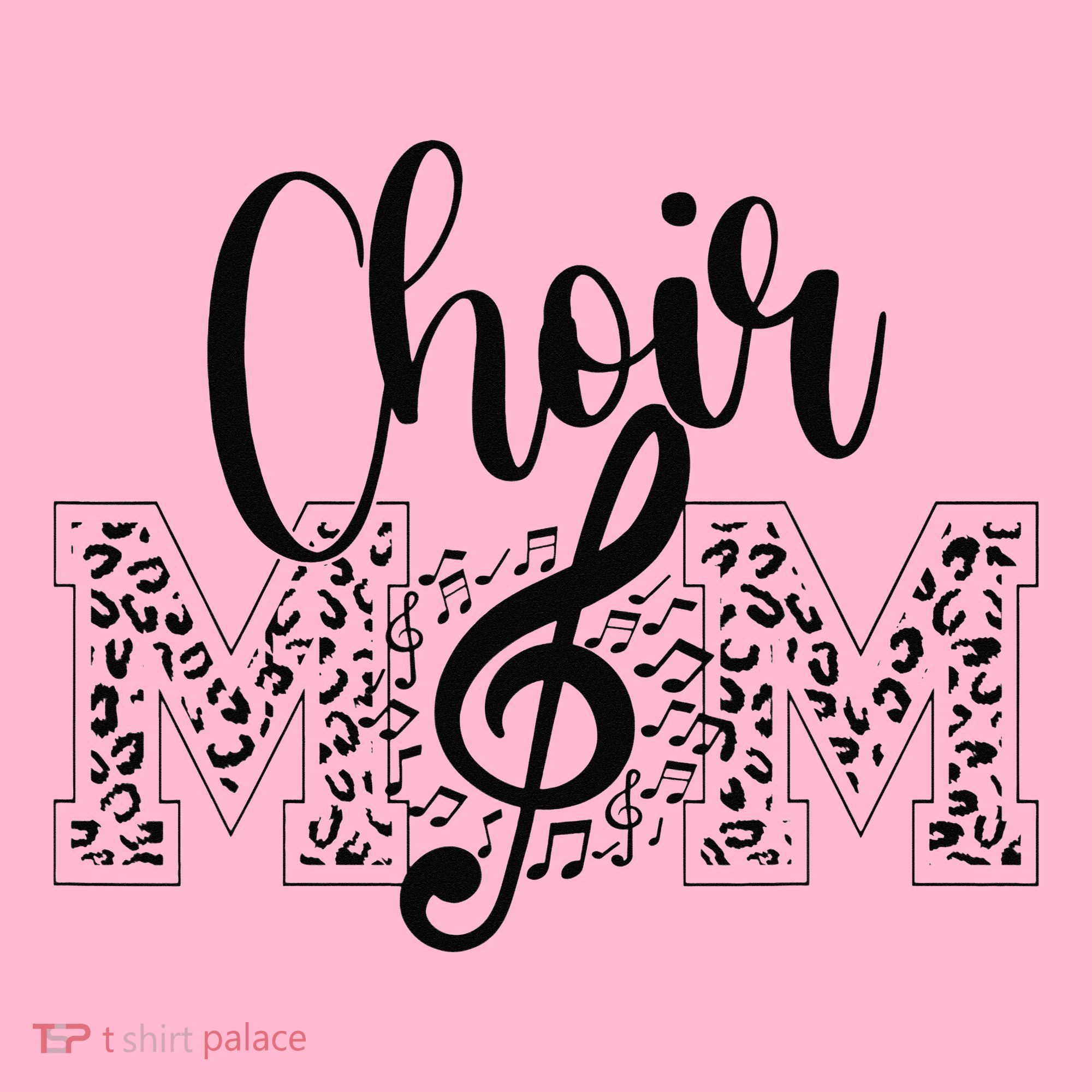 Leopard Choir Mom Choir Mama Choir Mom Gift Coaster