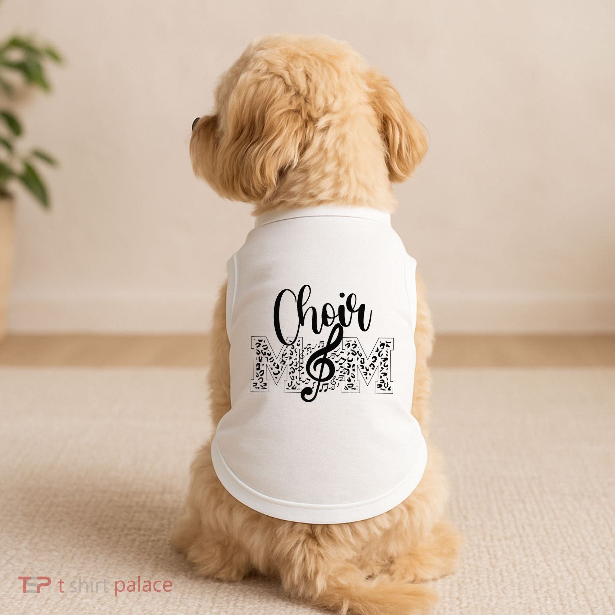 Leopard Choir Mom Choir Mama Choir Mom Gift Doggie Tank