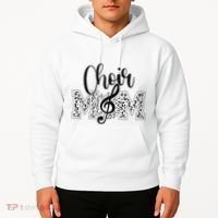 Leopard Choir Mom Choir Mama Choir Mom Gift Hoodie thumb 2