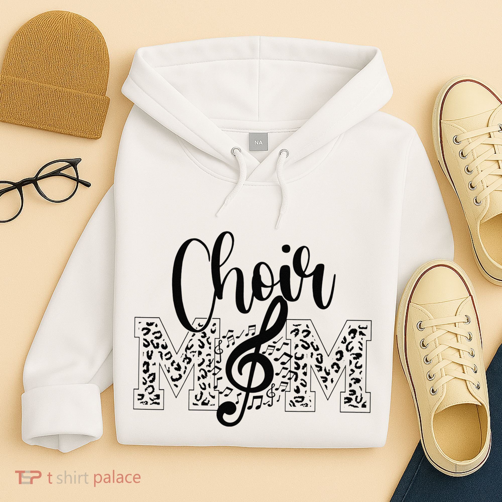 Leopard Choir Mom Choir Mama Choir Mom Gift Hoodie