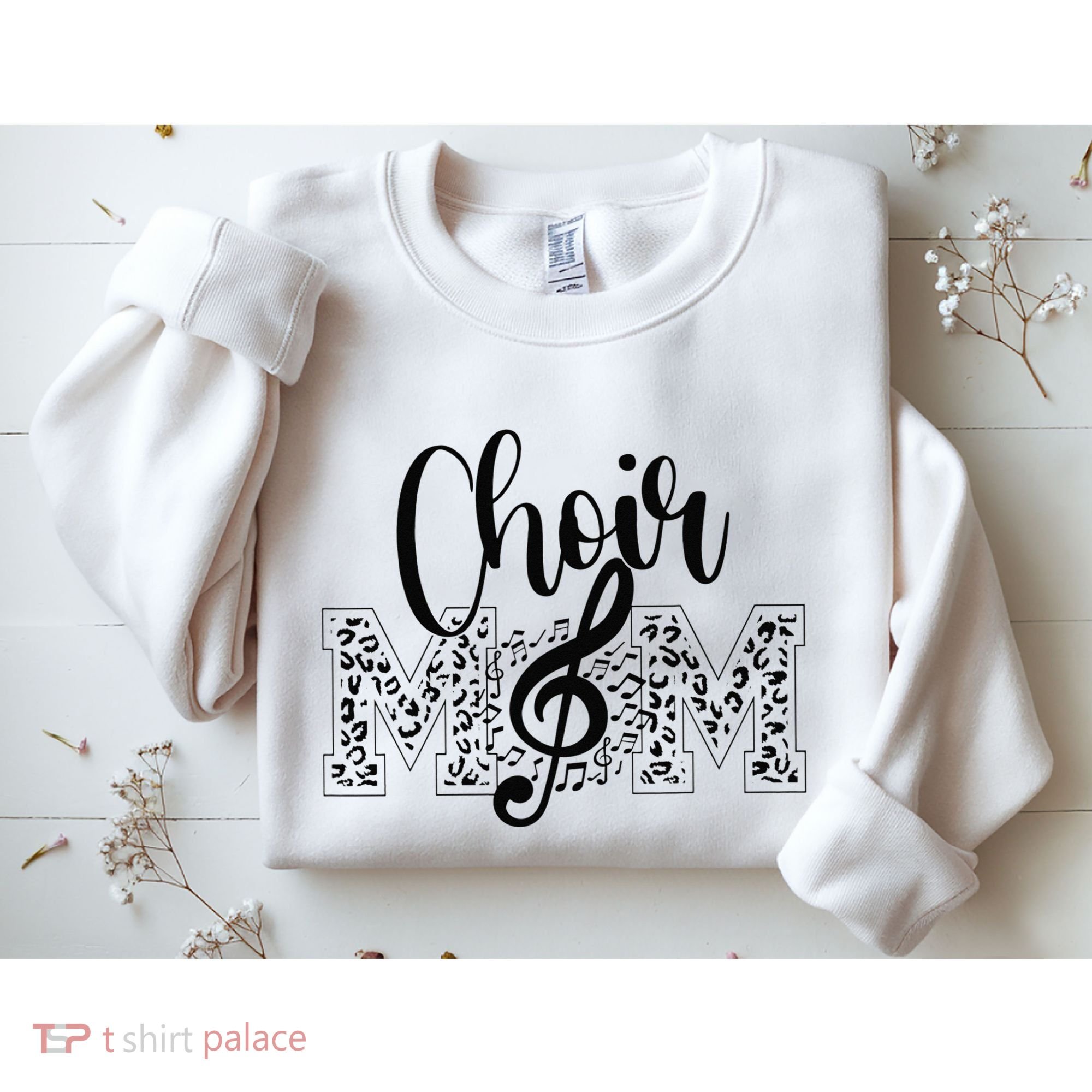 Leopard Choir Mom Choir Mama Choir Mom Gift Sweatshirt