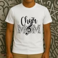 Leopard Choir Mom Choir Mama Choir Mom Gift T-Shirt thumb 3
