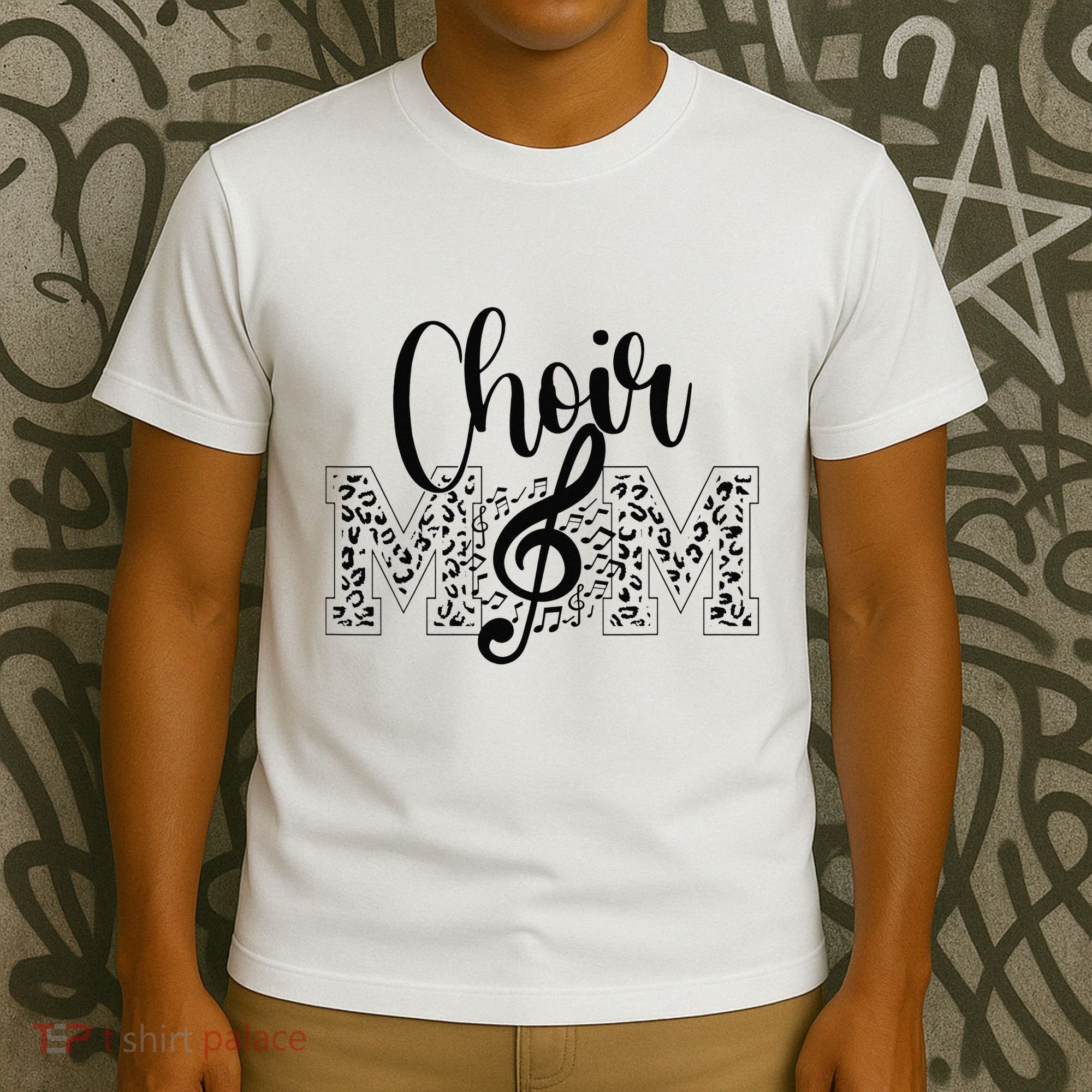 Leopard Choir Mom Choir Mama Choir Mom Gift T-Shirt