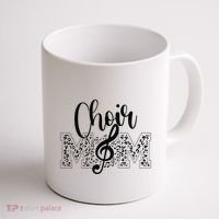 Leopard Choir Mom Choir Mama Choir Mom Gift Coffee Mug thumb 1