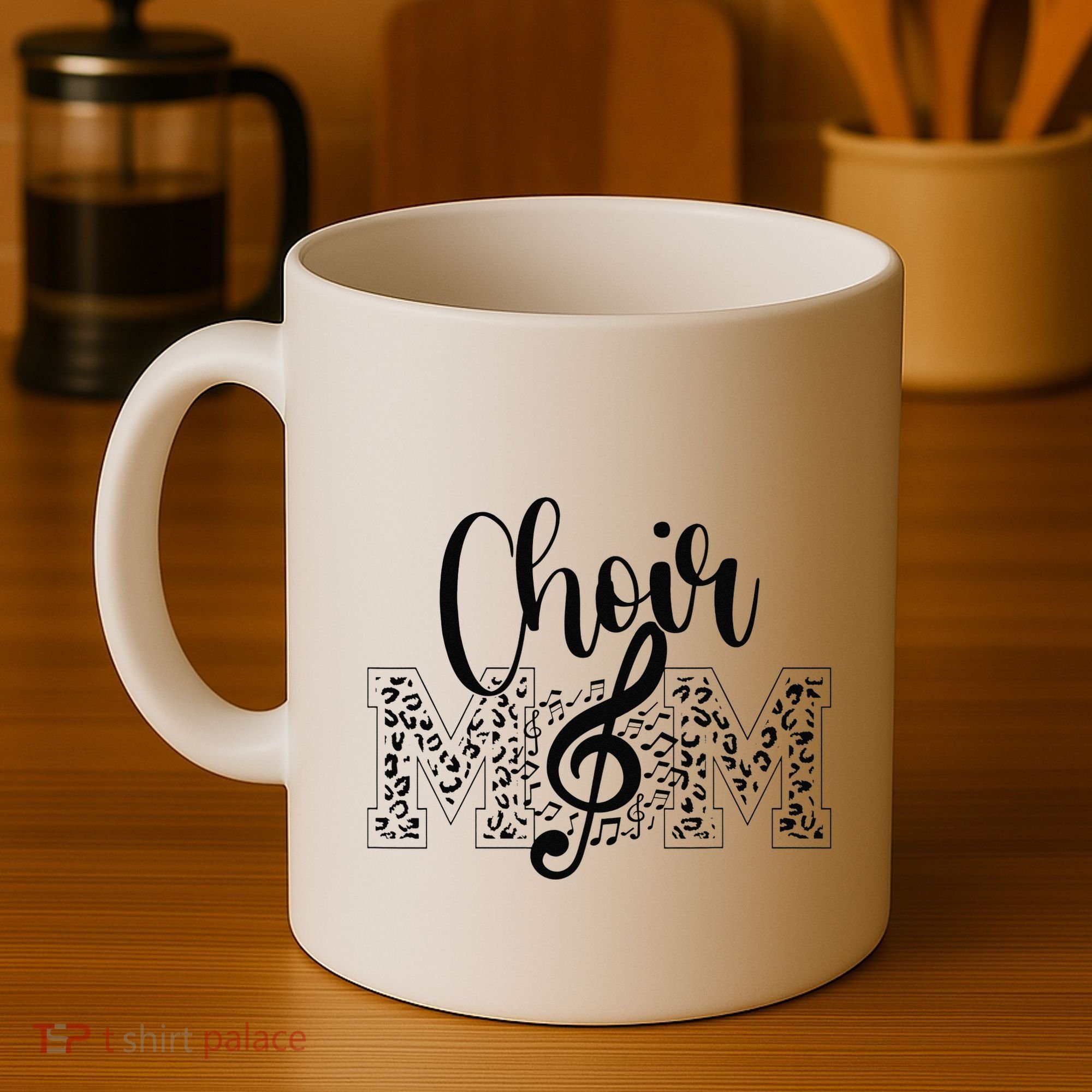 Leopard Choir Mom Choir Mama Choir Mom Gift Coffee Mug