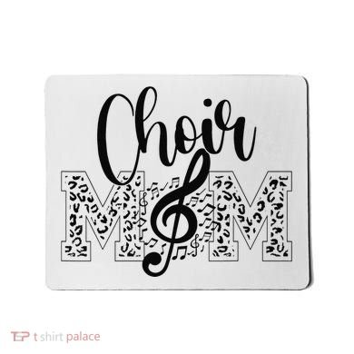 Leopard Choir Mom Choir Mama Choir Mom Gift Mousepad
