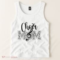 Leopard Choir Mom Choir Mama Choir Mom Gift Tank Top thumb 2