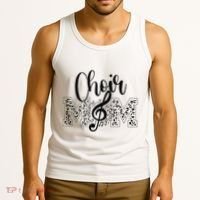 Leopard Choir Mom Choir Mama Choir Mom Gift Tank Top thumb 3