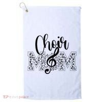 Leopard Choir Mom Choir Mama Choir Mom Gift Golf Towel thumb 0