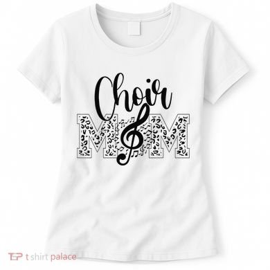 Leopard Choir Mom Choir Mama Choir Mom Gift Women's T-Shirt