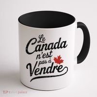 Le Canada Nest Pas A Vendre Canada Is Not For Sale Coffee Mug thumb 1