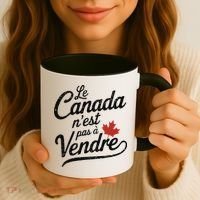 Le Canada Nest Pas A Vendre Canada Is Not For Sale Coffee Mug thumb 3