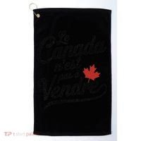 Le Canada Nest Pas A Vendre Canada Is Not For Sale Golf Towel thumb 0