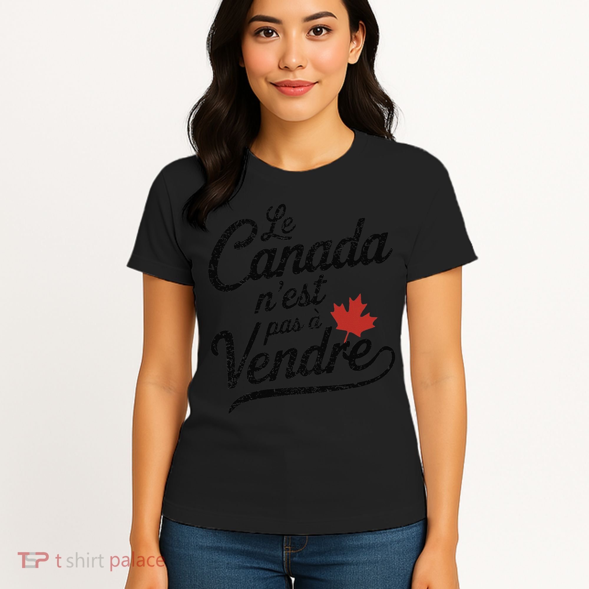 Le Canada Nest Pas A Vendre Canada Is Not For Sale Women's T-Shirt