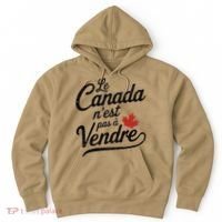 Le Canada Nest Pas A Vendre Canada Is Not For Sale Hoodie thumb 0