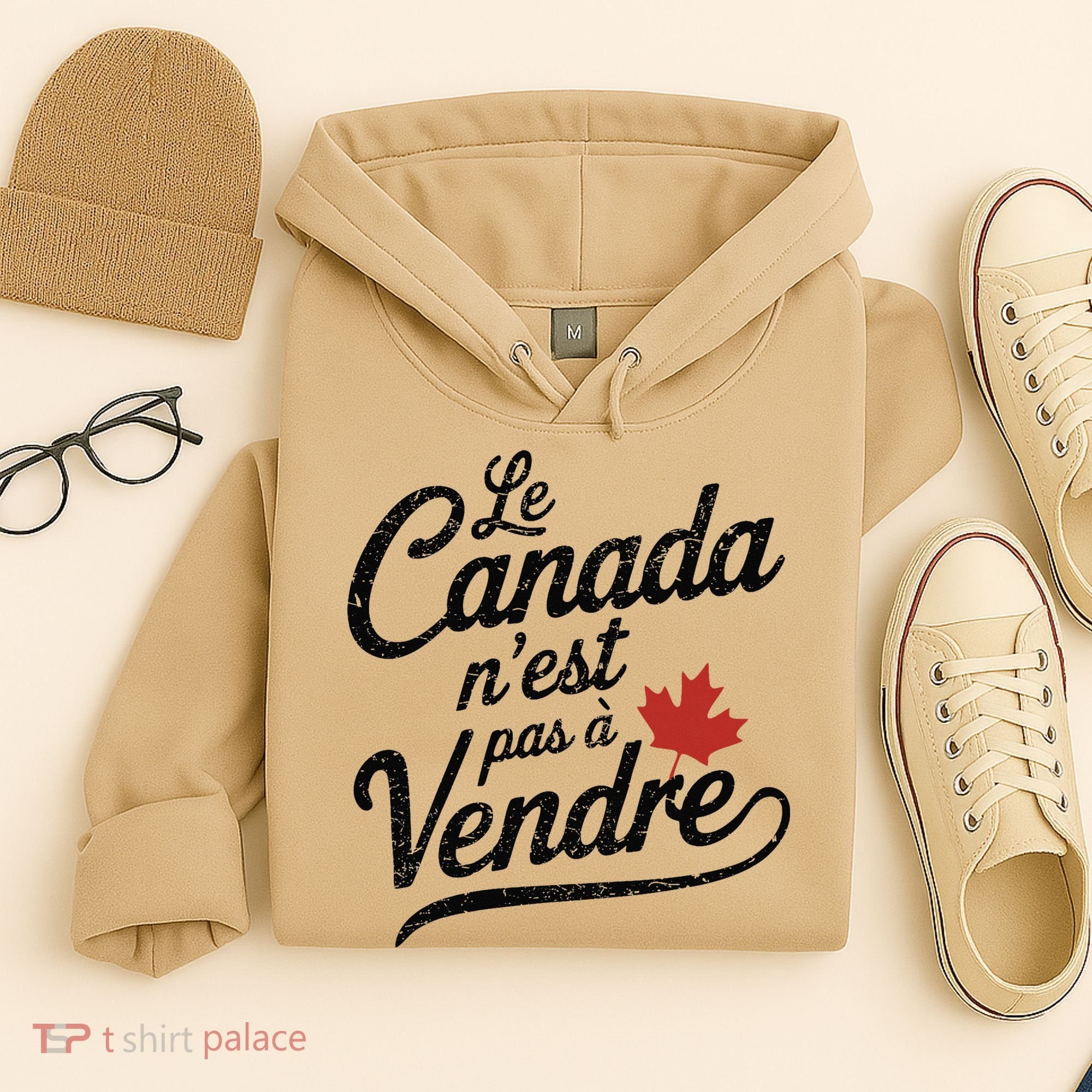 Le Canada Nest Pas A Vendre Canada Is Not For Sale Hoodie