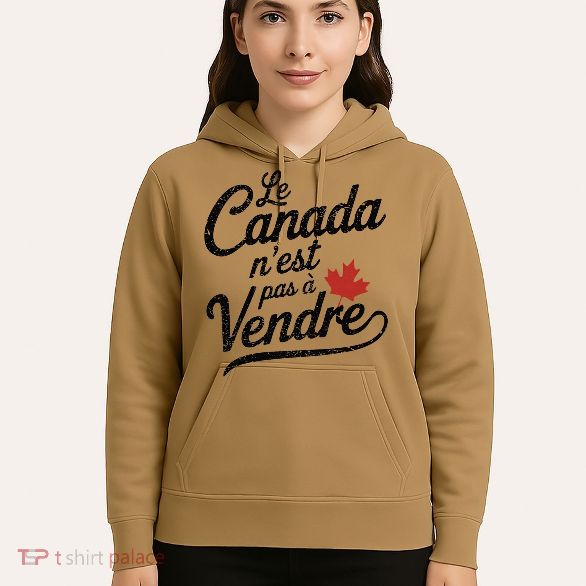 Le Canada Nest Pas A Vendre Canada Is Not For Sale Hoodie