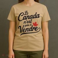 Le Canada Nest Pas A Vendre Canada Is Not For Sale T-Shirt thumb 4