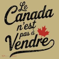 Le Canada Nest Pas A Vendre Canada Is Not For Sale Mousepad thumb 1