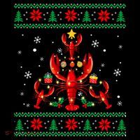 Lobster Christmas Ornat Tree Funny Xmas Gift Ugly Sweater Cool Gift Coffee Mug thumb 5