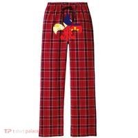 Louisiana Cajun Proud Acadiana Flag Distressed Fleur Women's Flannel Plaid Pajama Pants thumb 0
