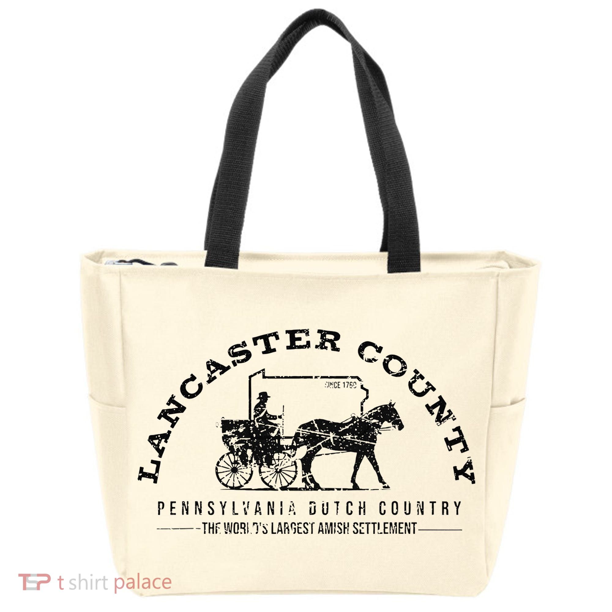 Lancaster County Pennsylvania Amish Settlement Est 1760 Tote Bag