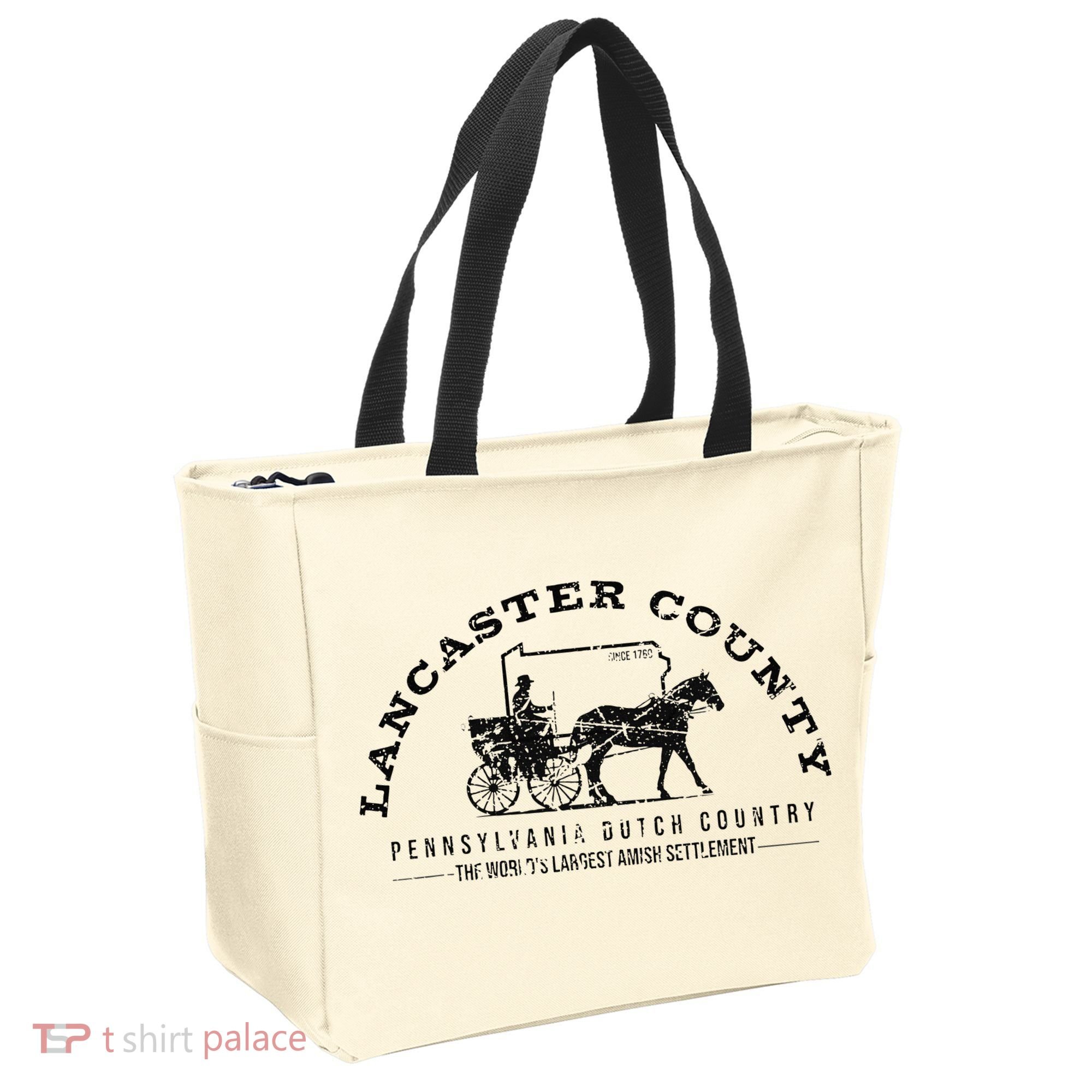 Lancaster County Pennsylvania Amish Settlement Est 1760 Tote Bag