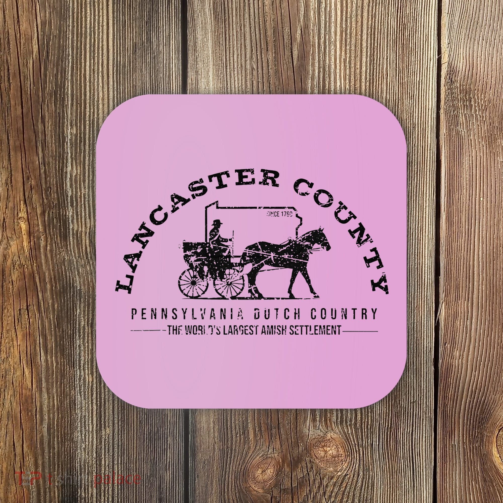 Lancaster County Pennsylvania Amish Settlement Est 1760 Coaster