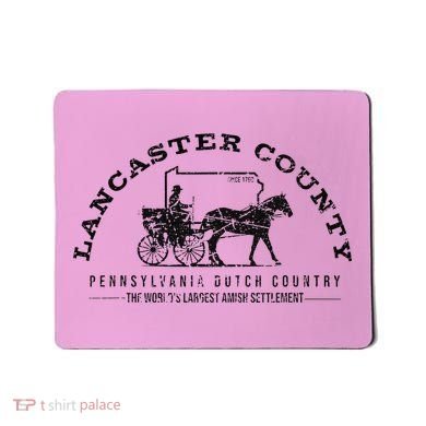 Lancaster County Pennsylvania Amish Settlement Est 1760 Mousepad