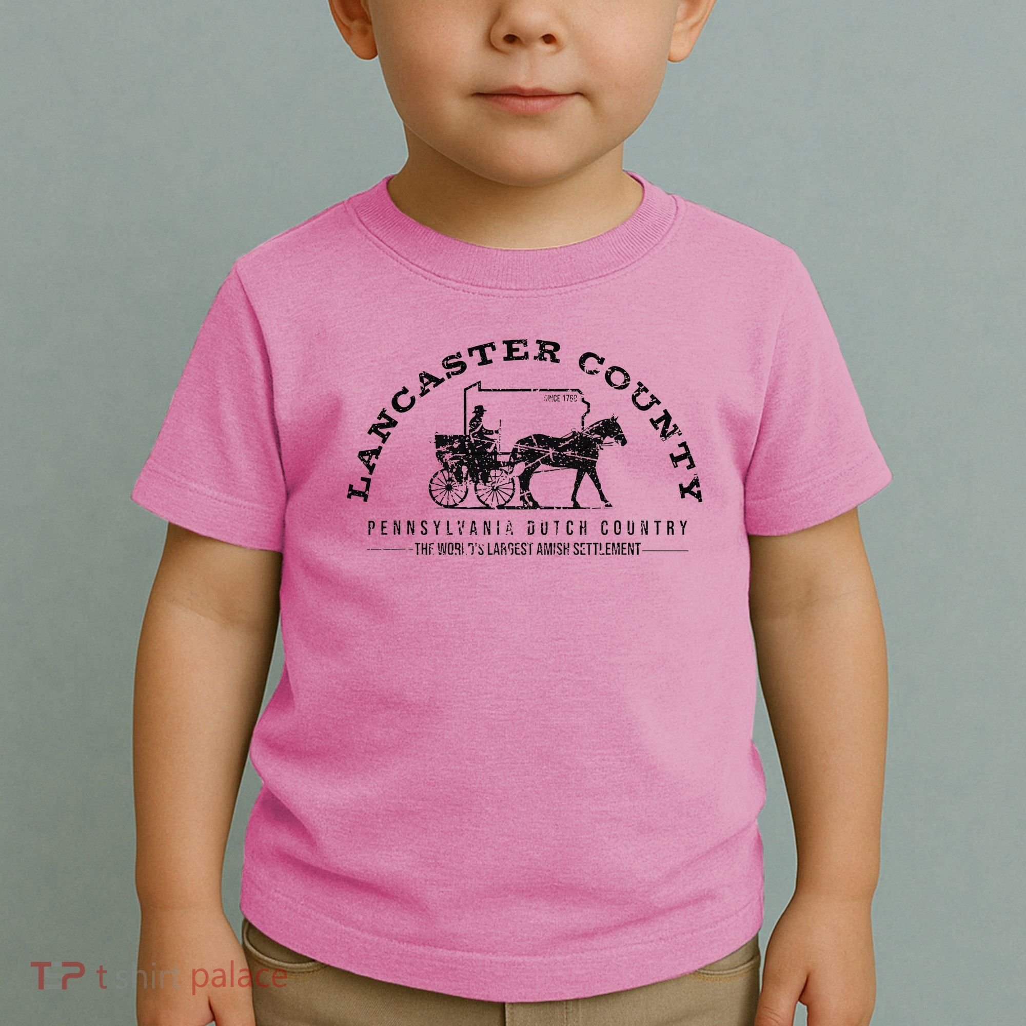 Lancaster County Pennsylvania Amish Settlement Est 1760 Toddler T-Shirt