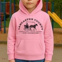 Lancaster County Pennsylvania Amish Settlement Est 1760 Kids Hoodie thumb 2