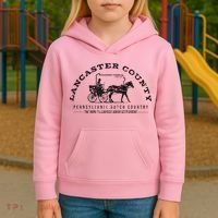Lancaster County Pennsylvania Amish Settlement Est 1760 Kids Hoodie thumb 3