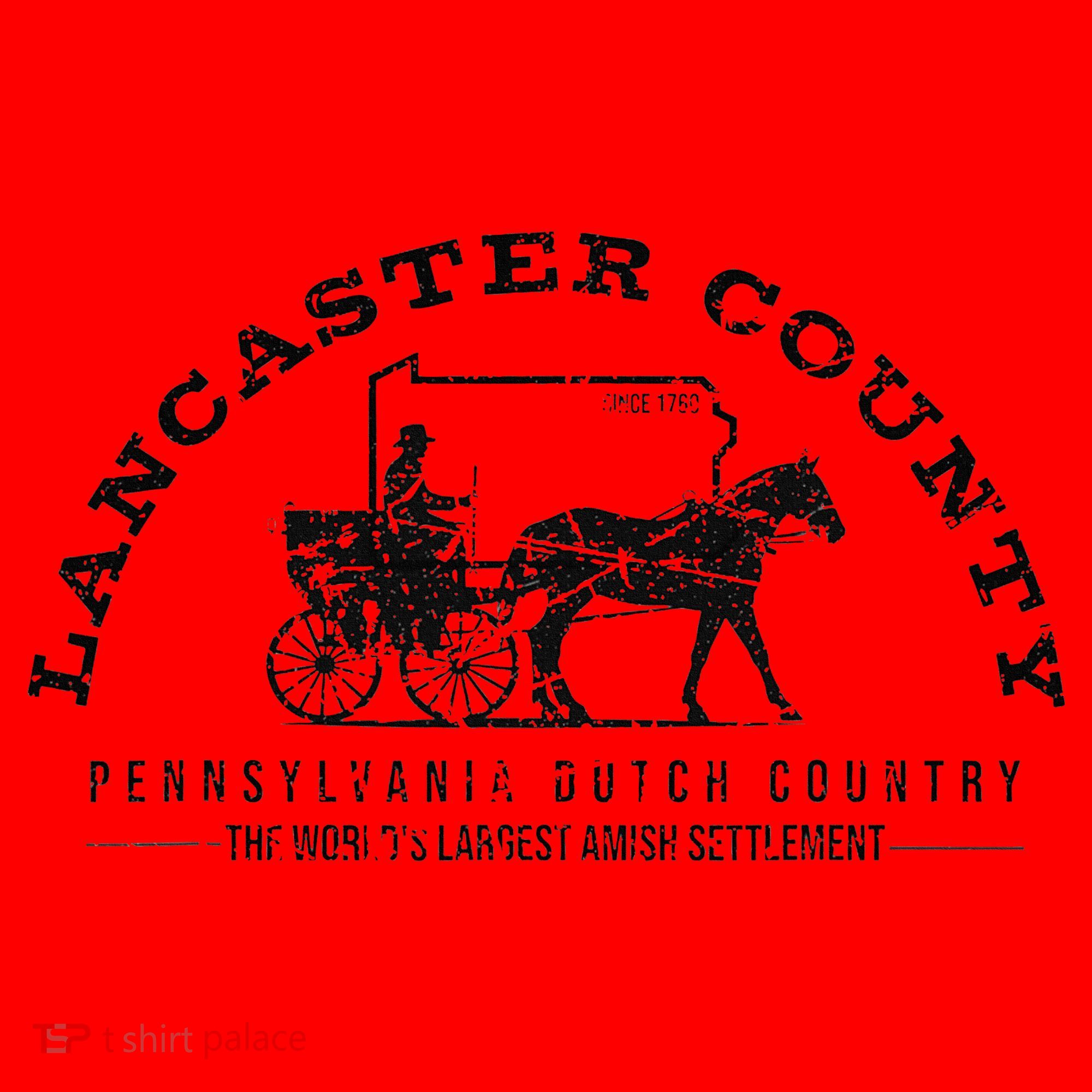 Lancaster County Pennsylvania Amish Settlement Est 1760 Santa Hat
