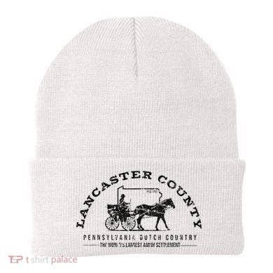 Lancaster County Pennsylvania Amish Settlement Est 1760 Beanie