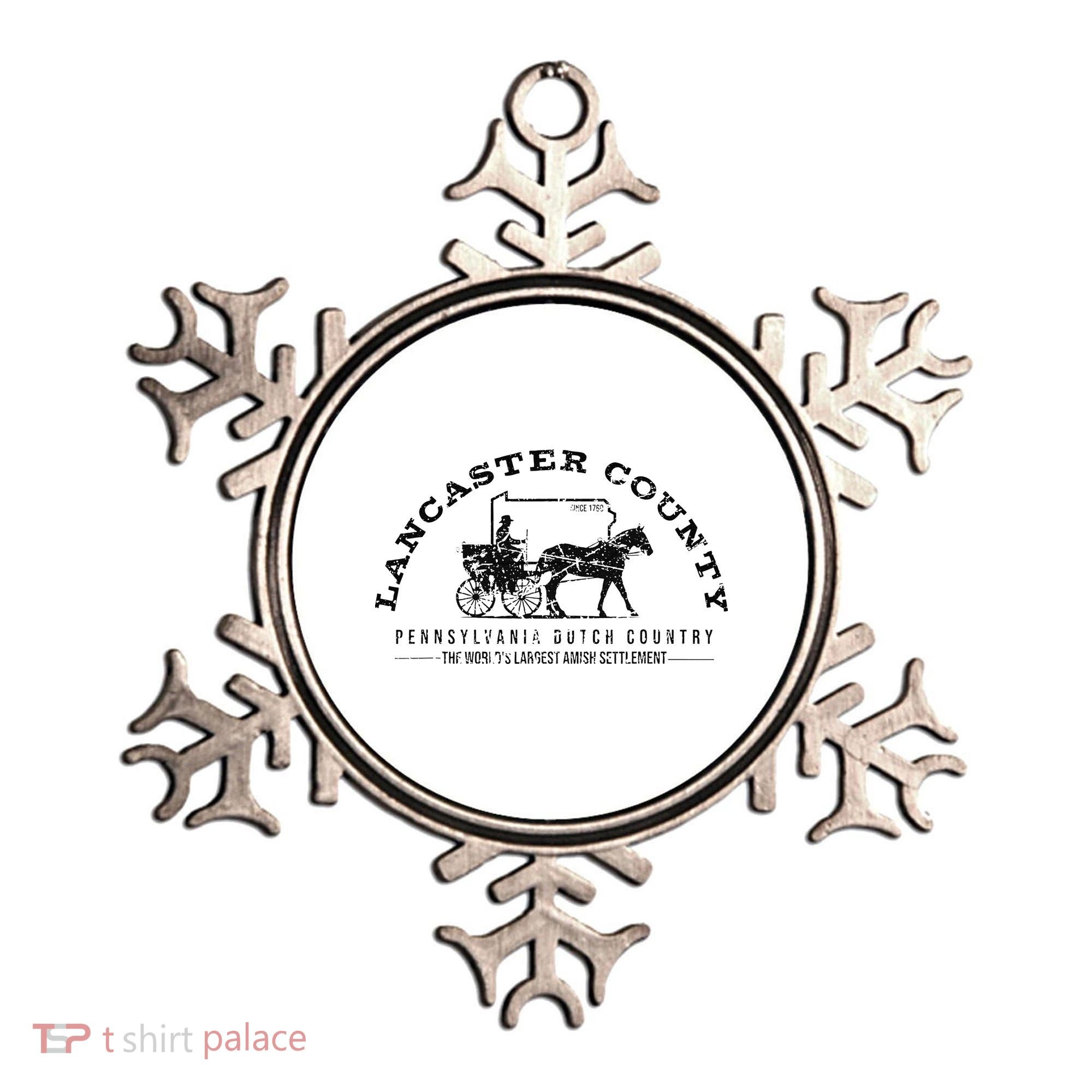 Lancaster County Pennsylvania Amish Settlement Est 1760 Ornament