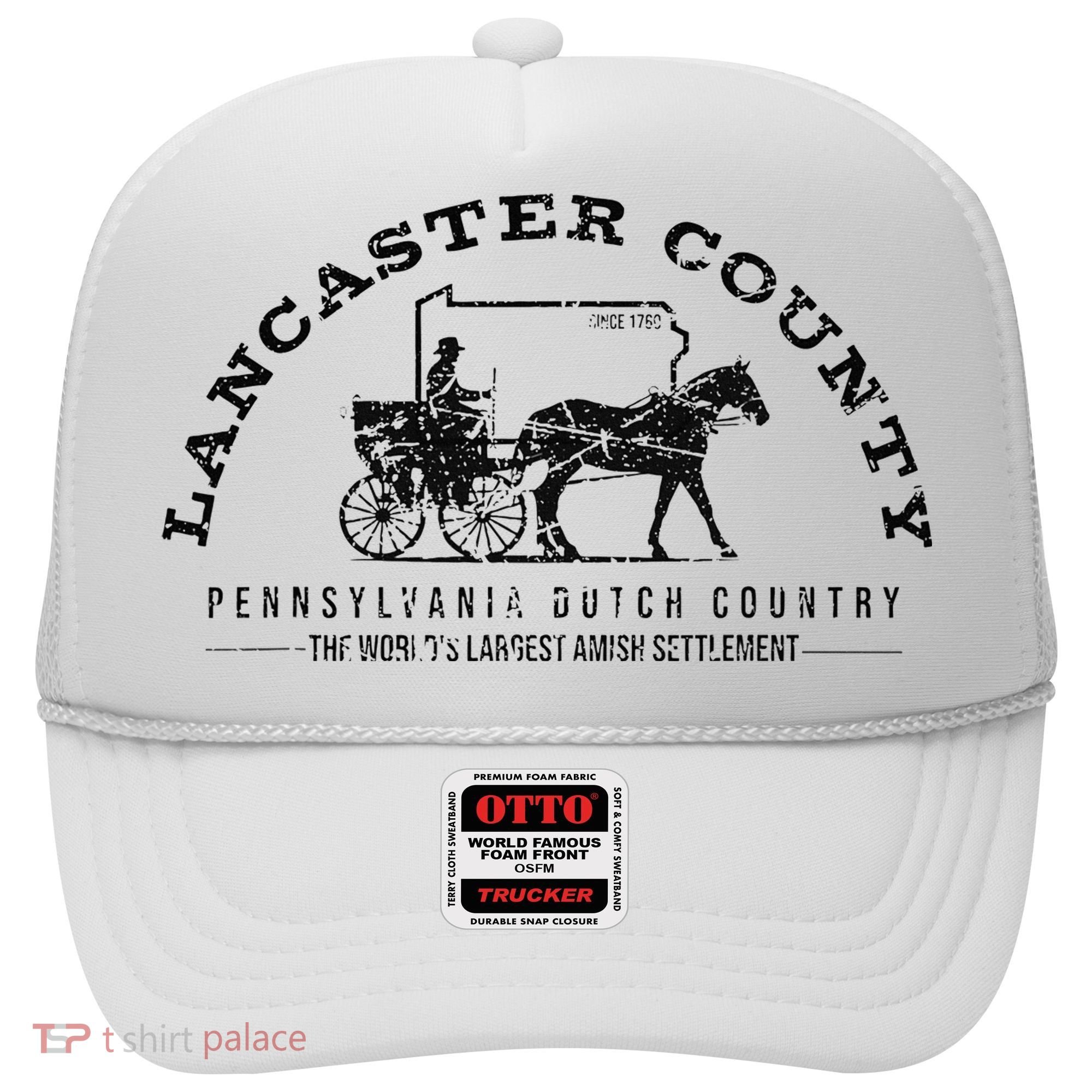 Lancaster County Pennsylvania Amish Settlement Est 1760 Hat