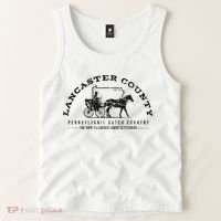 Lancaster County Pennsylvania Amish Settlement Est 1760 Tank Top thumb 2